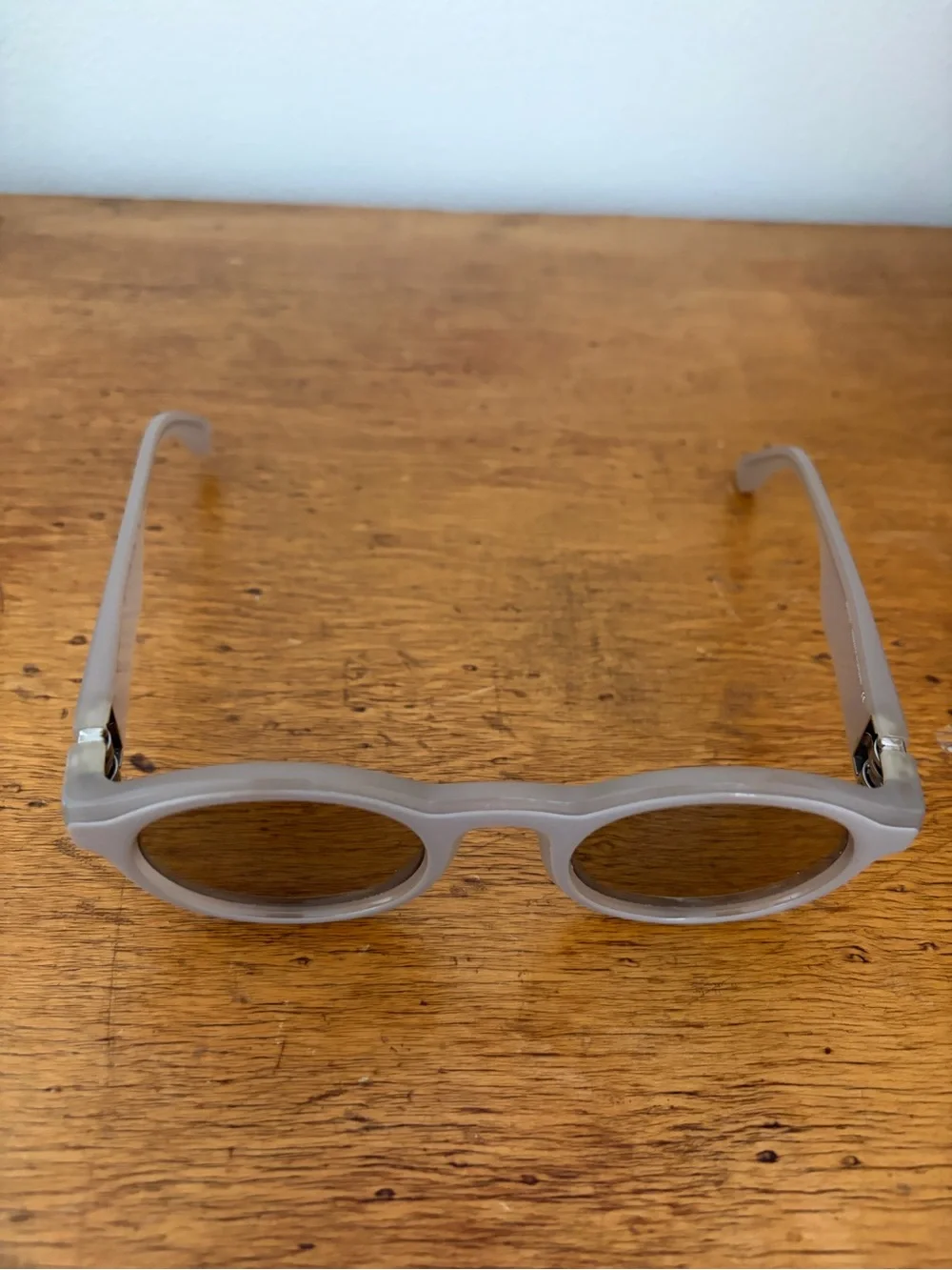 Maison Martin Margiela Round Sunglasses in Light Gray